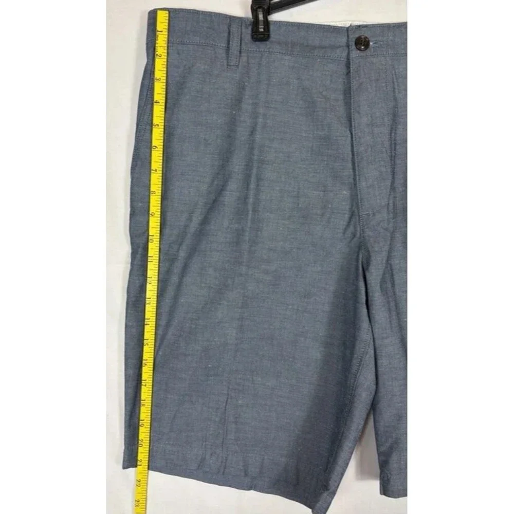 Dockers Perfect Shorts Classic Fit Cotton Twill Blue Gray Men’s 38 NWT